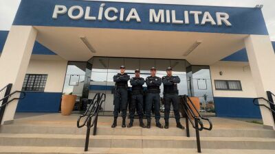 Imagem da notícia Cidade mais protegida: Polícia Militar de Alcinópolis recebe reforço de quatro novos soldados